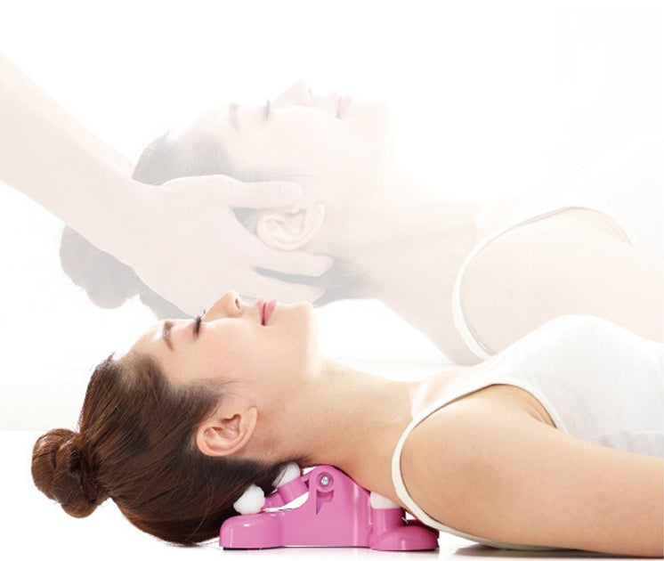 Cervical Traction Neck Massager Pillow Ruff Support 3d Shiatsu Neck Massage Pain Relief Back Stretching Relax Turtle Neck Mask Cervical Traction Neck Massager Pillow Ruff Support 3d Shiatsu Neck Massage Pain Relief Back Stretching Relax Turtle Neck Mask