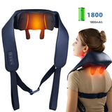 Kneading Shoulder Massager With Heat Therapy 2 Speed Modes Portable Neck Back Pain Relief Kneading Shoulder Massager With Heat Therapy 2 Speed Modes Portable Neck Back Pain Relief