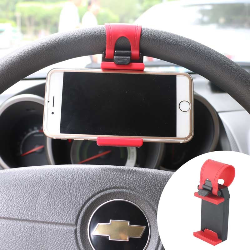 Car Steering Wheel Phone Clip Mount Holder Universal Bike Auto Camera GPS Stand Bracket For Phone Car Steering Wheel Phone Clip Mount Holder Universal Bike Auto Camera GPS Stand Bracket For Phone