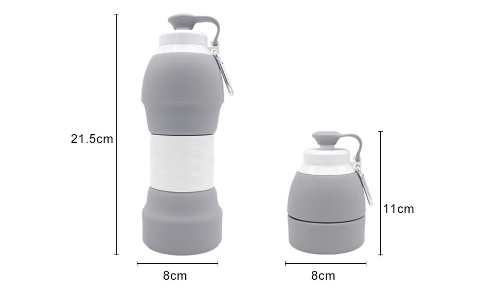Silicone folding water bottle Silicone folding water bottle
