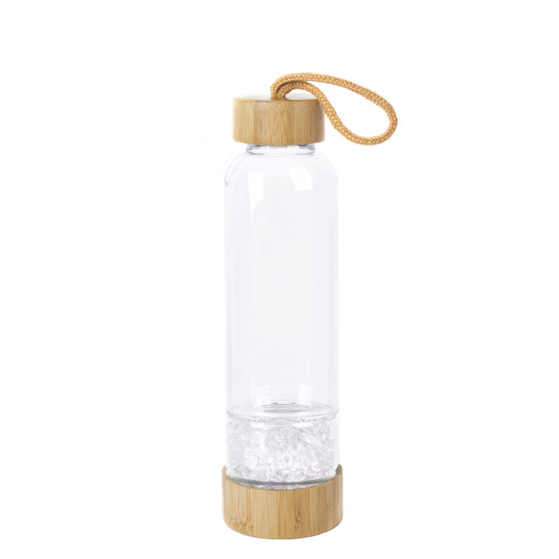 Natural crystal gravel water bottle Natural crystal gravel water bottle