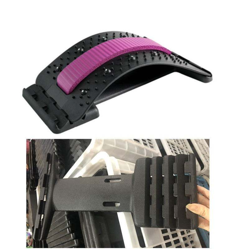 Back Stretcher Adjustable Back Cracker Massage Waist Neck Fitness Lumbar Cervical Spine Support Pain Relief Back Stretcher Adjustable Back Cracker Massage Waist Neck Fitness Lumbar Cervical Spine Support Pain Relief