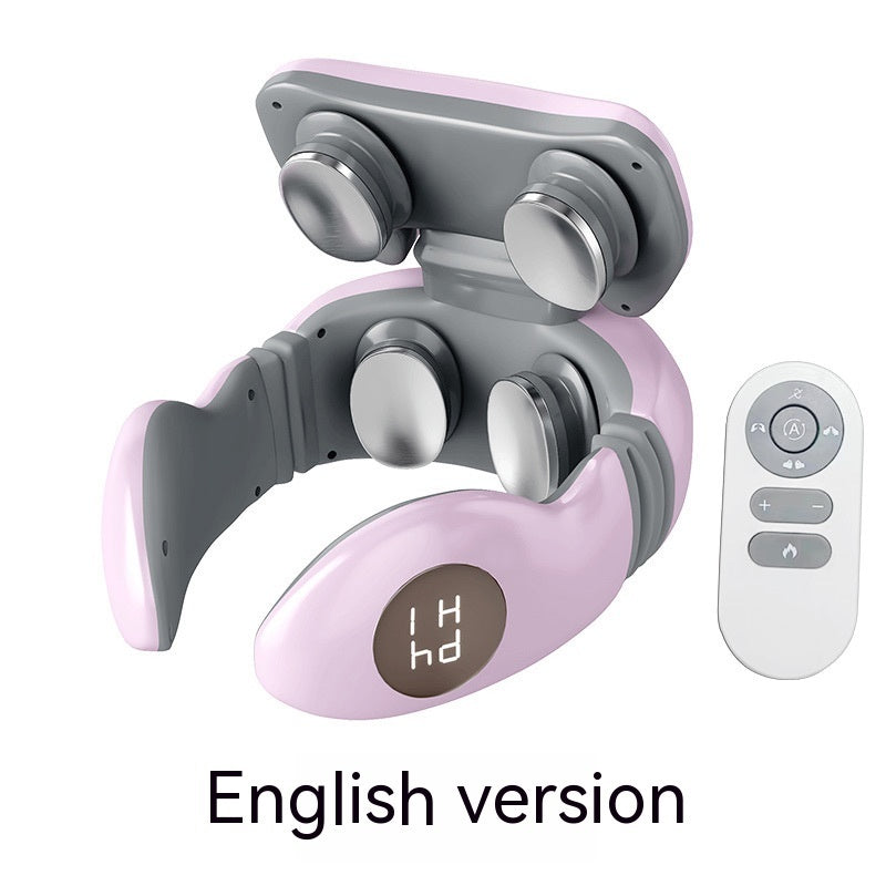 Smart Electric Pulse Back and Neck Massage 4 Heads Pain Relief Tool Health Care Relaxation Cervical Vertebra Physiotherapy Smart Electric Pulse Back and Neck Massage 4 Heads Pain Relief Tool Health Care Relaxation Cervical Vertebra Physiotherapy