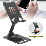 360 Degrees Rotate Metal Desk Mobile Phone Holder Stand For Phone Pad Adjustable Desktop Tablet Holderl Table Cell Phone Stand 360 Degrees Rotate Metal Desk Mobile Phone Holder Stand For Phone Pad Adjustable Desktop Tablet Holderl Table Cell Phone Stand