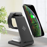 3 In 1 Fast Charging Station Wireless Charger Stand Wireless Quick Charge Dock For Phone Holder 3 In 1 Fast Charging Station Wireless Charger Stand Wireless Quick Charge Dock For Phone Holder