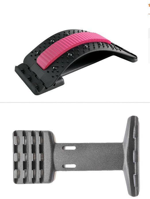 Back Stretcher Adjustable Back Cracker Massage Waist Neck Fitness Lumbar Cervical Spine Support Pain Relief Back Stretcher Adjustable Back Cracker Massage Waist Neck Fitness Lumbar Cervical Spine Support Pain Relief
