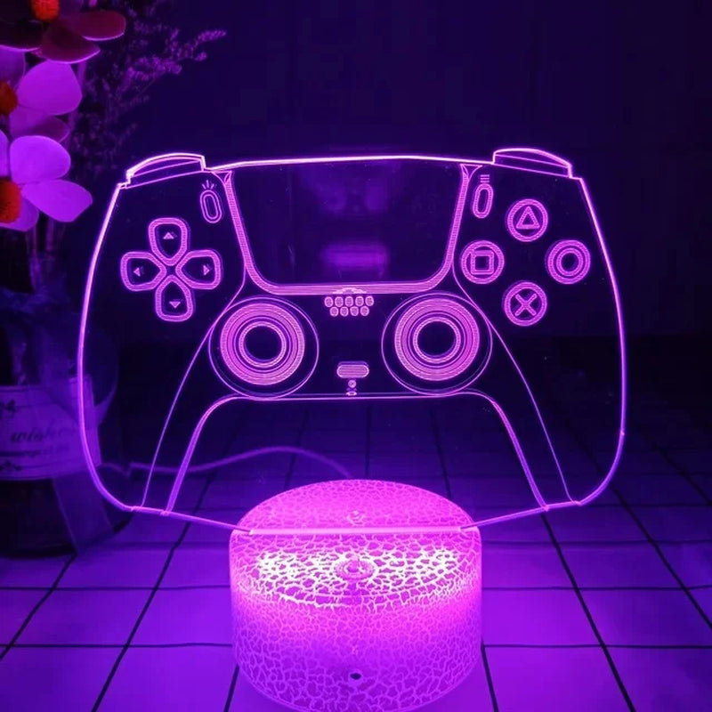 3D LED Gaming Setup RGB Lamp USB Powered Gaming Room Children'S Lamp Bedroom Night Lights LED Table Lamp Indoor Lighting Gifts 3D LED Gaming Setup RGB Lamp USB Powered Gaming Room Children'S Lamp Bedroom Night Lights LED Table Lamp Indoor Lighting Gifts
