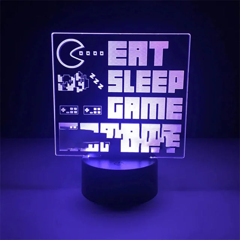3D LED Gaming Setup RGB Lamp USB Powered Gaming Room Children'S Lamp Bedroom Night Lights LED Table Lamp Indoor Lighting Gifts 3D LED Gaming Setup RGB Lamp USB Powered Gaming Room Children'S Lamp Bedroom Night Lights LED Table Lamp Indoor Lighting Gifts