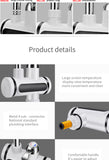 Kitchen Electric Water Tap  Water Heater Temperature Display Cold Heating Faucet Hot Water Faucet Heater Kitchen Electric Water Tap  Water Heater Temperature Display Cold Heating Faucet Hot Water Faucet Heater