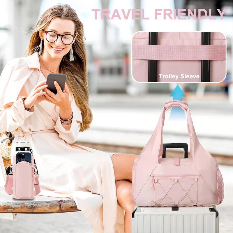 Yoga Mat Bag with Shoe Compartment and Wet Pocket - Versatile Gym Tote with Yoga Strap for Travel and Fitness Essentials Yoga Mat Bag with Shoe Compartment and Wet Pocket - Versatile Gym Tote with Yoga Strap for Travel and Fitness Essentials