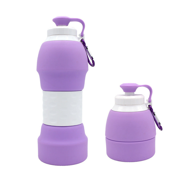 Silicone folding water bottle Silicone folding water bottle
