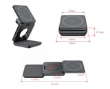 Magnetic Suction Wireless Charging And Folding Phone Holder Magnetic Suction Wireless Charging And Folding Phone Holder
