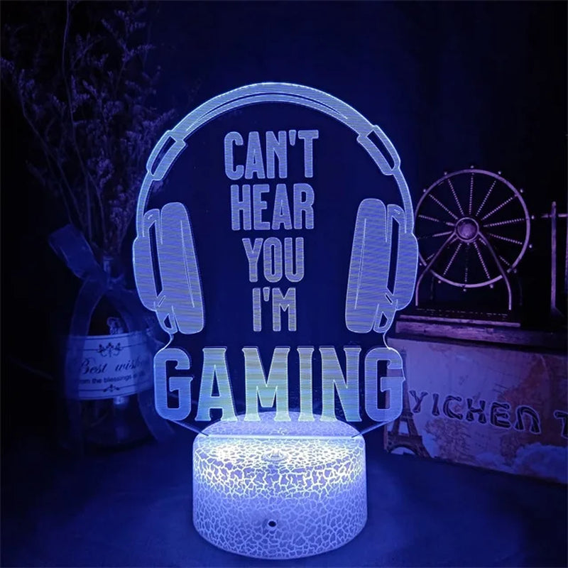 3D LED Gaming Setup RGB Lamp USB Powered Gaming Room Children'S Lamp Bedroom Night Lights LED Table Lamp Indoor Lighting Gifts 3D LED Gaming Setup RGB Lamp USB Powered Gaming Room Children'S Lamp Bedroom Night Lights LED Table Lamp Indoor Lighting Gifts