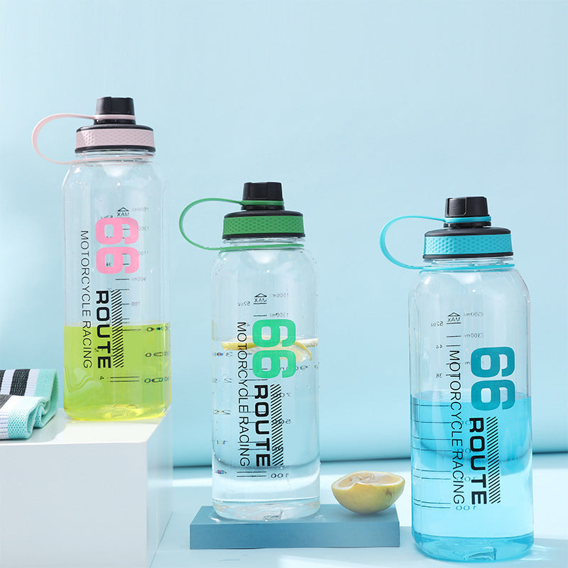 Large Capacity Travel Water Bottle Transparent Plastic Water Cup Large Capacity Travel Water Bottle Transparent Plastic Water Cup