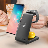 3 In 1 Fast Charging Station Wireless Charger Stand Wireless Quick Charge Dock For Phone Holder 3 In 1 Fast Charging Station Wireless Charger Stand Wireless Quick Charge Dock For Phone Holder