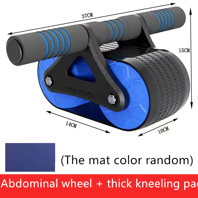 Double Wheel Abdominal Exerciser Women Men Automatic Rebound Ab Wheel Roller Waist Trainer Gym Sports Home Exercise Devices Double Wheel Abdominal Exerciser Women Men Automatic Rebound Ab Wheel Roller Waist Trainer Gym Sports Home Exercise Devices