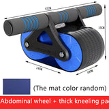 Double Wheel Abdominal Exerciser Women Men Automatic Rebound Ab Wheel Roller Waist Trainer Gym Sports Home Exercise Devices Double Wheel Abdominal Exerciser Women Men Automatic Rebound Ab Wheel Roller Waist Trainer Gym Sports Home Exercise Devices