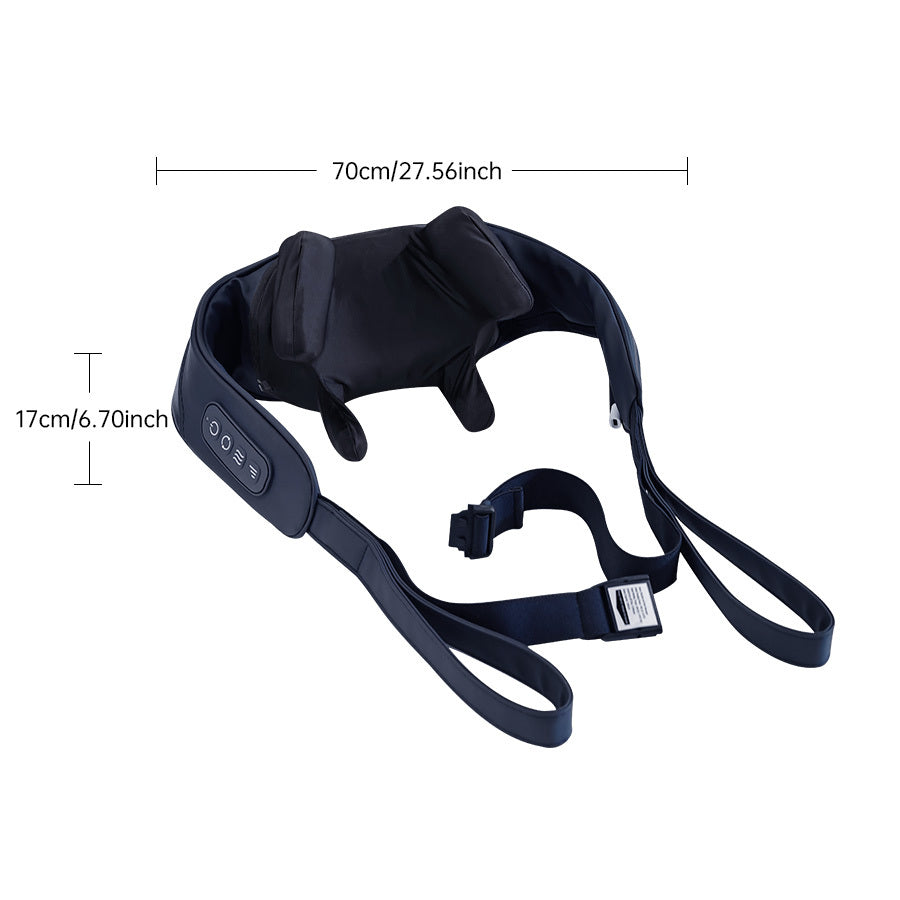Kneading Shoulder Massager With Heat Therapy 2 Speed Modes Portable Neck Back Pain Relief Kneading Shoulder Massager With Heat Therapy 2 Speed Modes Portable Neck Back Pain Relief