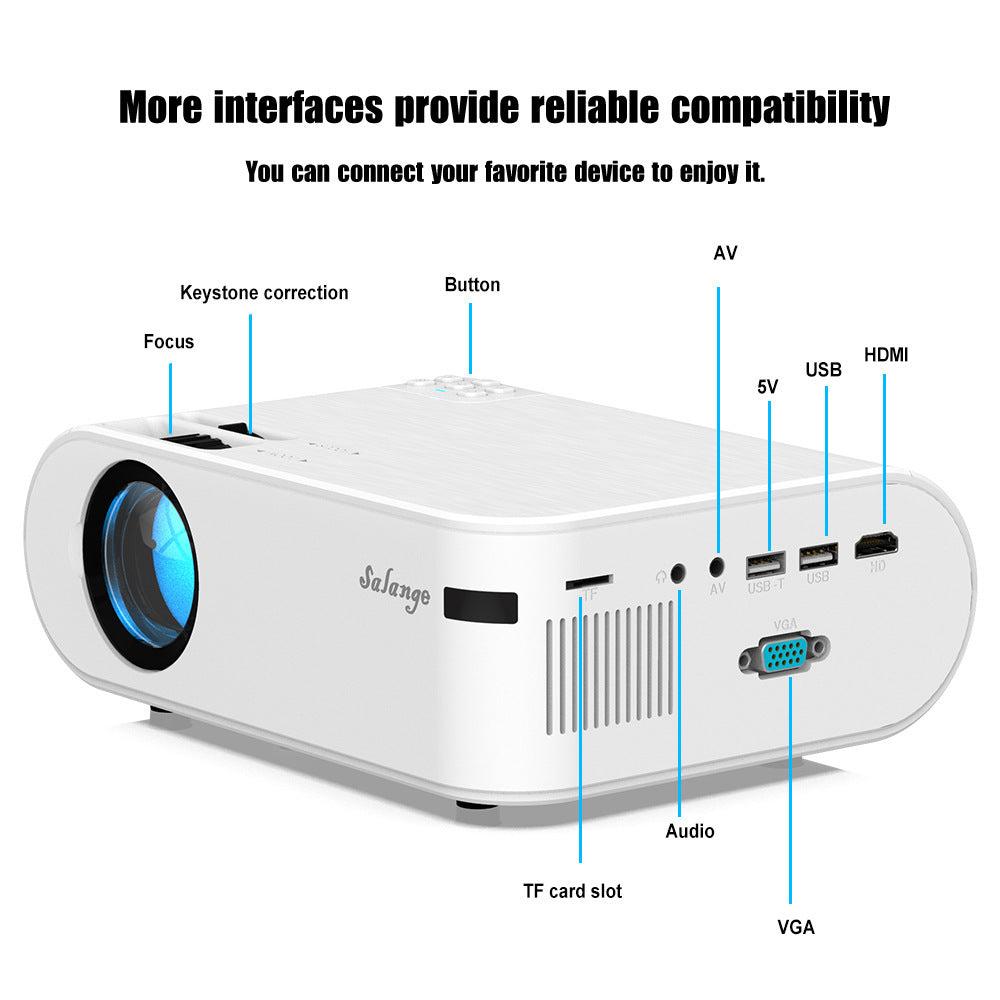 720p Portable Smart Projector P62 Supports Home Office HD Projector 720p Portable Smart Projector P62 Supports Home Office HD Projector