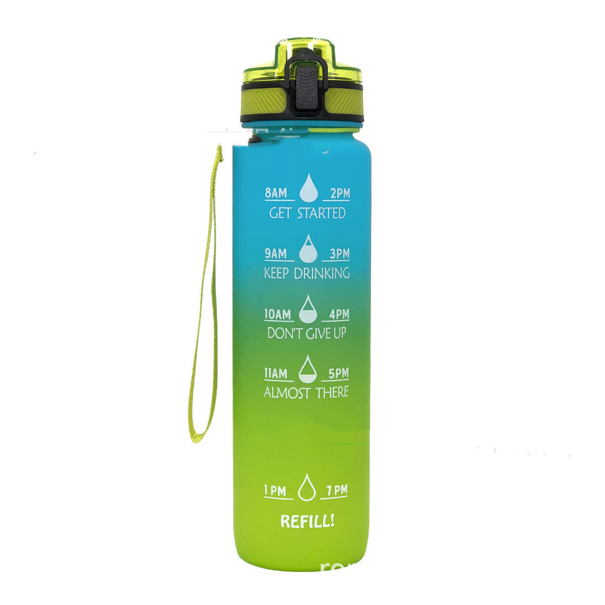 Sports Frosted Gradient Water Bottle Sports Frosted Gradient Water Bottle