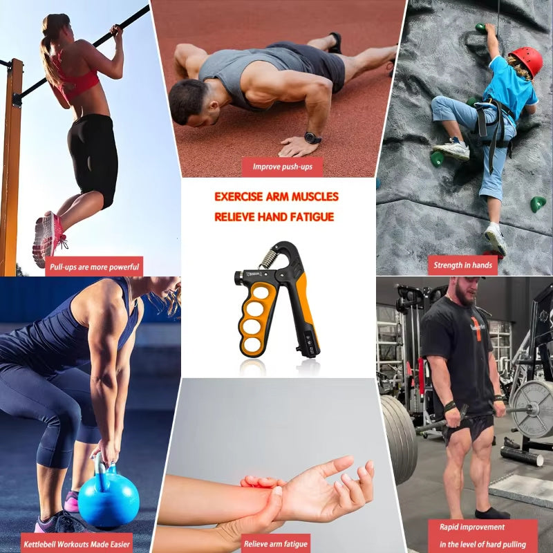 5-100kg Hand Grip Muscle Strengthener Trainer Adjustable Hands Gripper Strength Wrist Weights Expander Gym Exercise Accessories 5-100kg Hand Grip Muscle Strengthener Trainer Adjustable Hands Gripper Strength Wrist Weights Expander Gym Exercise Accessories