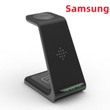 3 In 1 Fast Charging Station Wireless Charger Stand Wireless Quick Charge Dock For Phone Holder 3 In 1 Fast Charging Station Wireless Charger Stand Wireless Quick Charge Dock For Phone Holder
