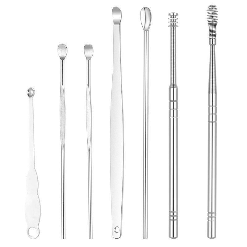 Stainless Steel Ear Pick Set Ear Picking Tool Stainless Steel Ear Pick Set Ear Picking Tool