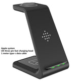 3 In 1 Fast Charging Station Wireless Charger Stand Wireless Quick Charge Dock For Phone Holder 3 In 1 Fast Charging Station Wireless Charger Stand Wireless Quick Charge Dock For Phone Holder