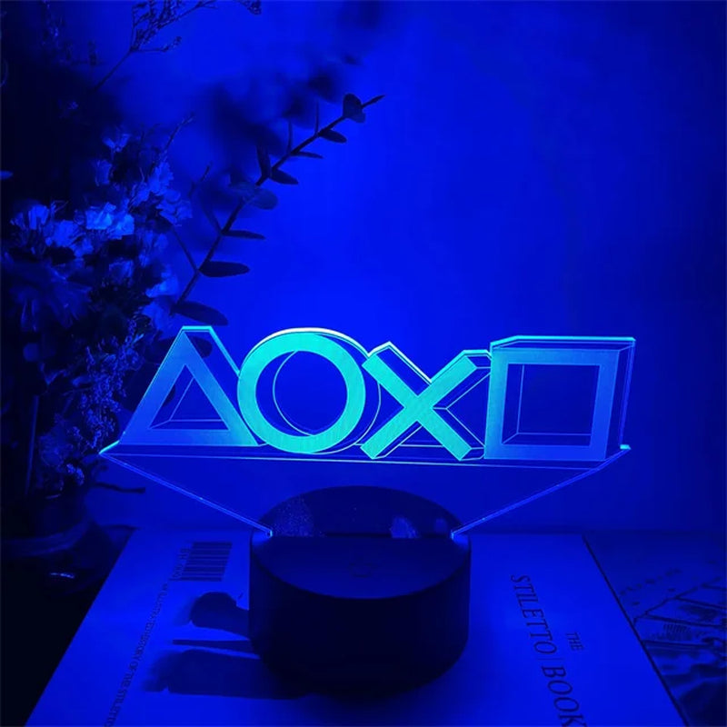 3D LED Gaming Setup RGB Lamp USB Powered Gaming Room Children'S Lamp Bedroom Night Lights LED Table Lamp Indoor Lighting Gifts 3D LED Gaming Setup RGB Lamp USB Powered Gaming Room Children'S Lamp Bedroom Night Lights LED Table Lamp Indoor Lighting Gifts