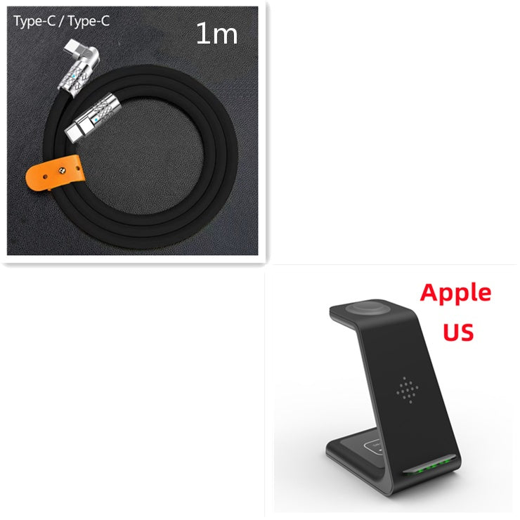 3 In 1 Fast Charging Station Wireless Charger Stand Wireless Quick Charge Dock For Phone Holder 3 In 1 Fast Charging Station Wireless Charger Stand Wireless Quick Charge Dock For Phone Holder