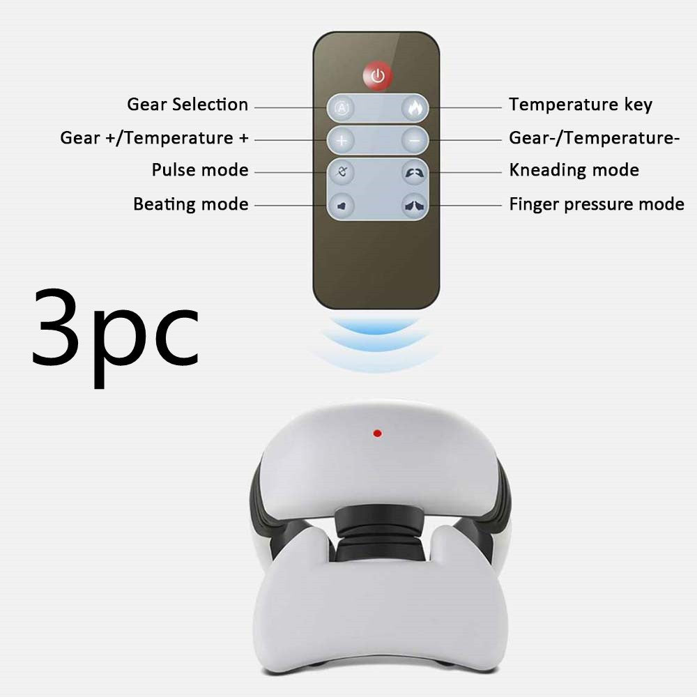 Smart Electric Pulse Back and Neck Massage 4 Heads Pain Relief Tool Health Care Relaxation Cervical Vertebra Physiotherapy Smart Electric Pulse Back and Neck Massage 4 Heads Pain Relief Tool Health Care Relaxation Cervical Vertebra Physiotherapy