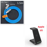 3 In 1 Fast Charging Station Wireless Charger Stand Wireless Quick Charge Dock For Phone Holder 3 In 1 Fast Charging Station Wireless Charger Stand Wireless Quick Charge Dock For Phone Holder
