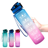 10 00Ml Sports Water Bottle Gradient Plastic Water Cup 10 00Ml Sports Water Bottle Gradient Plastic Water Cup