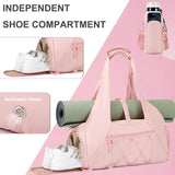 Yoga Mat Bag with Shoe Compartment and Wet Pocket - Versatile Gym Tote with Yoga Strap for Travel and Fitness Essentials Yoga Mat Bag with Shoe Compartment and Wet Pocket - Versatile Gym Tote with Yoga Strap for Travel and Fitness Essentials