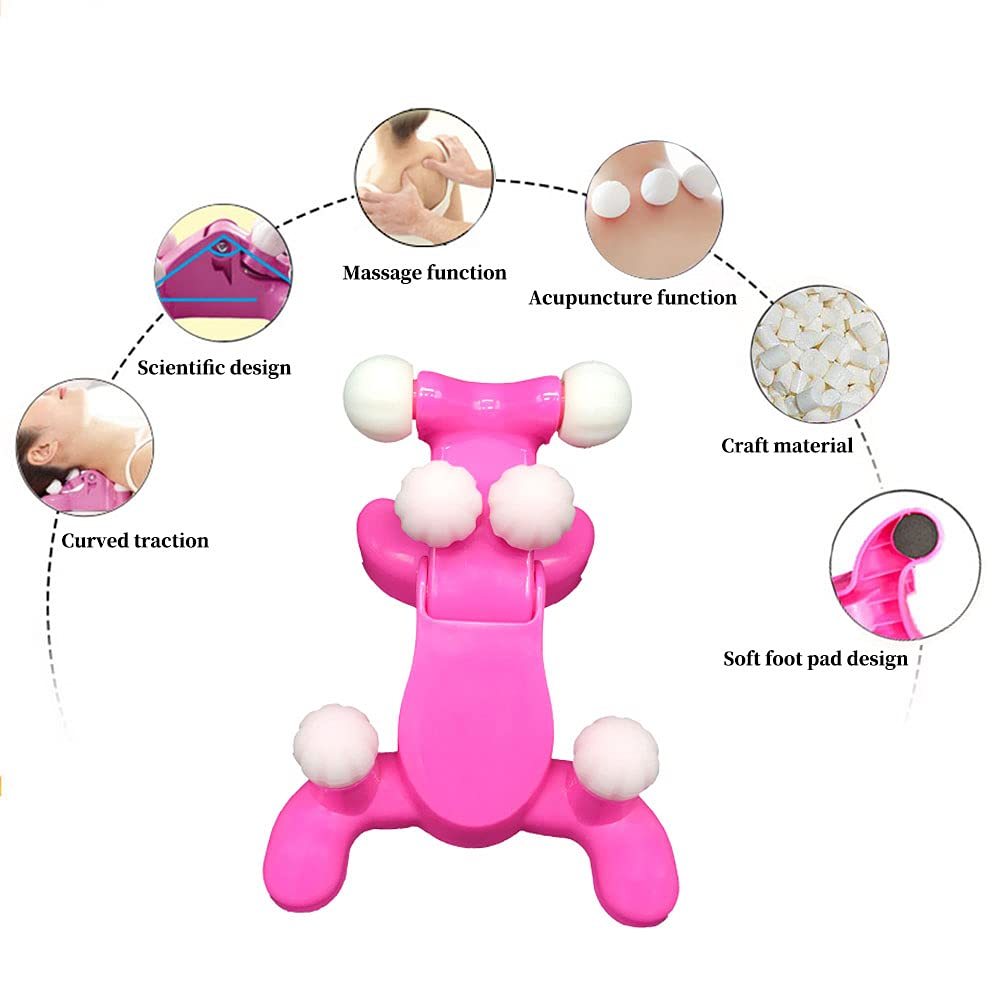 Cervical Traction Neck Massager Pillow Ruff Support 3d Shiatsu Neck Massage Pain Relief Back Stretching Relax Turtle Neck Mask Cervical Traction Neck Massager Pillow Ruff Support 3d Shiatsu Neck Massage Pain Relief Back Stretching Relax Turtle Neck Mask