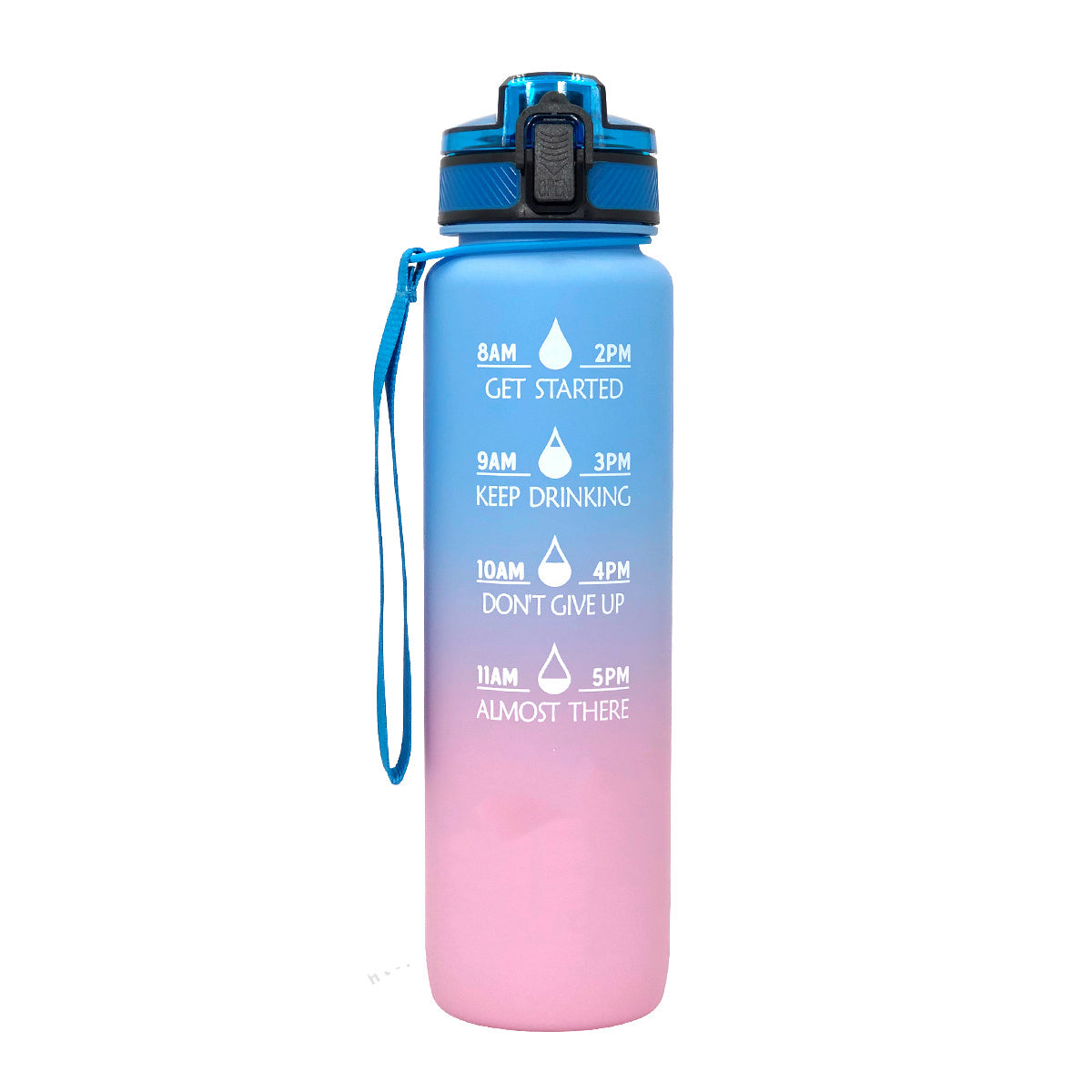10 00Ml Sports Water Bottle Gradient Plastic Water Cup 10 00Ml Sports Water Bottle Gradient Plastic Water Cup