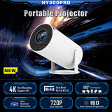 HY300 Pro Projector Home Theater Entertainment Portable Small Projector HY300 Pro Projector Home Theater Entertainment Portable Small Projector