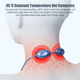 Smart Neck Massager Heating EMS Pulse Neck Massage Apparatus Heat Electric Mini Back Body Massager Cervical Vertebra Pain Relief Smart Neck Massager Heating EMS Pulse Neck Massage Apparatus Heat Electric Mini Back Body Massager Cervical Vertebra Pain Relief