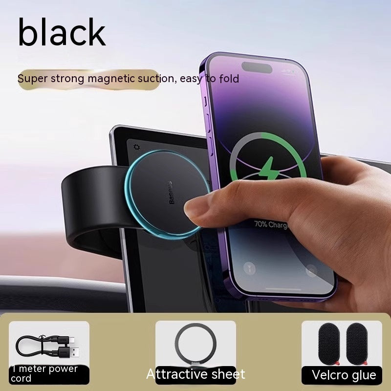 Magnetic Bendable Car Mobile Phone Holder Wireless Charger Phone Holder 15W Car Dash Mount Compatible With Phone Magnetic Bendable Car Mobile Phone Holder Wireless Charger Phone Holder 15W Car Dash Mount Compatible With Phone