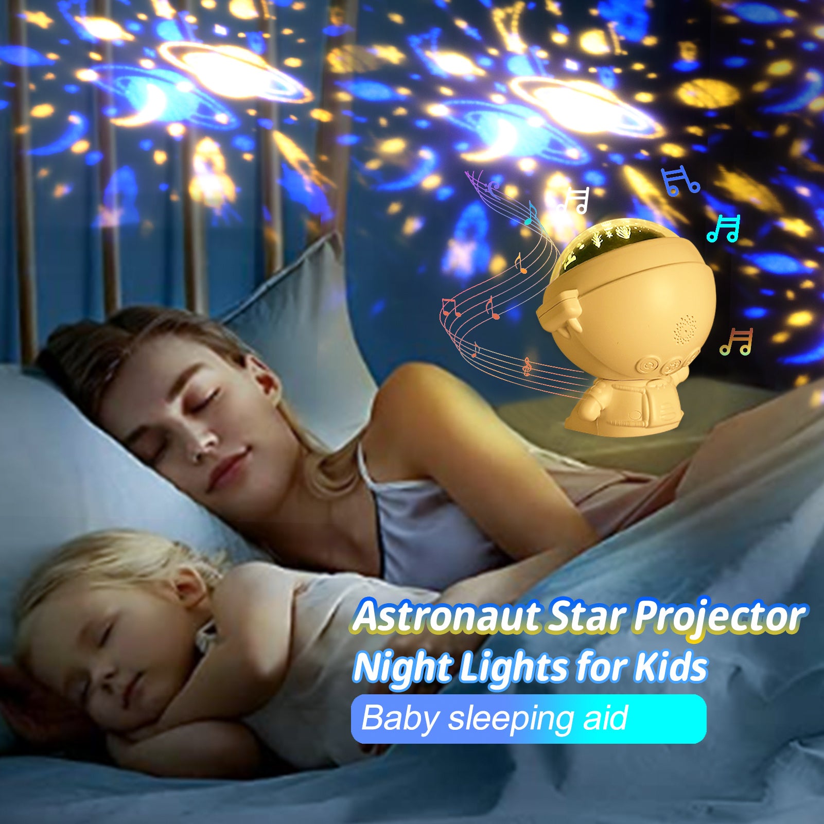 Galaxy Star Projector Starry Sky Night Light Astronaut Lamp Room Decr Gift Child Kids Baby Christmas Spaceman Projection Galaxy Star Projector Starry Sky Night Light Astronaut Lamp Room Decr Gift Child Kids Baby Christmas Spaceman Projection