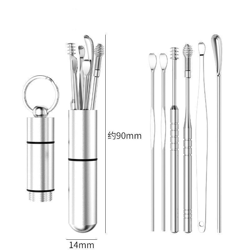 Stainless Steel Ear Pick Set Ear Picking Tool Stainless Steel Ear Pick Set Ear Picking Tool