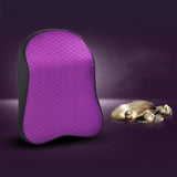 Headrest in car seat cushion