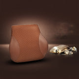 Headrest in car seat cushion