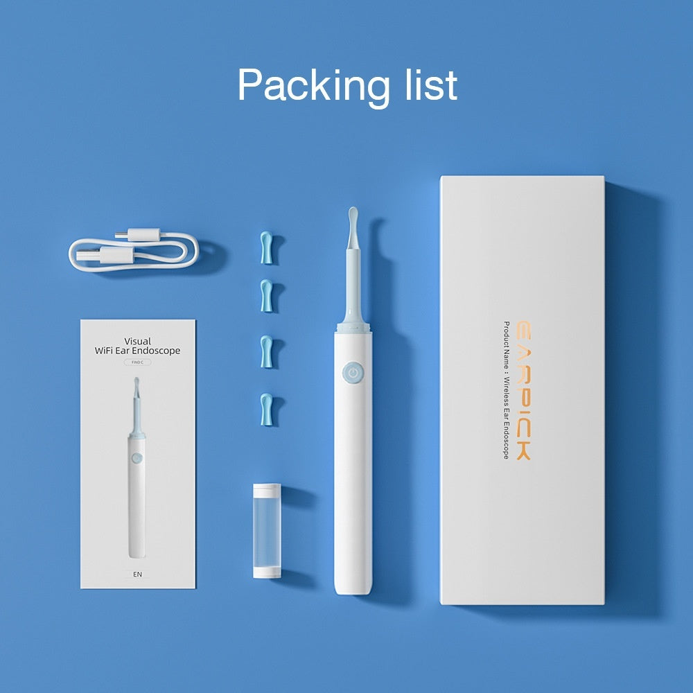 Smart Wireless HD Visual Ear Pick Deep Cleaning Fantastic Ear Pick Soft Head Ear Cleaning Care Appliance