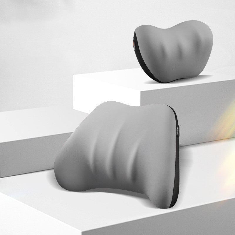 Car Memory Foam Headrest Lumbar Support