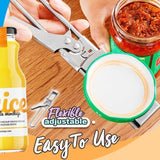 Master Opener Multifunctional Adjustable Stainless Steel Bottle Can Opener Jar  Bottle Opener Lid Gripper Manual Jar Bottle Opener Kitchen Tools