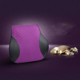 Headrest in car seat cushion