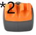 Orange 2pcs