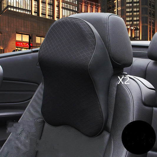 Car headrest lumbar support neck pillow for car