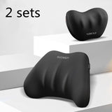 Car Memory Foam Headrest Lumbar Support